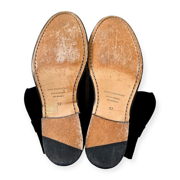 Isabelle Marant Etoile Black Suede Crisi boots. Size‎ 37EU - Picture 11 of 15